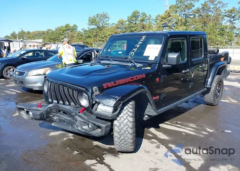 2021 Jeep Gladiator Rubicon 4X4 from USA, damaged, VIN 1C6JJTBG4ML526026